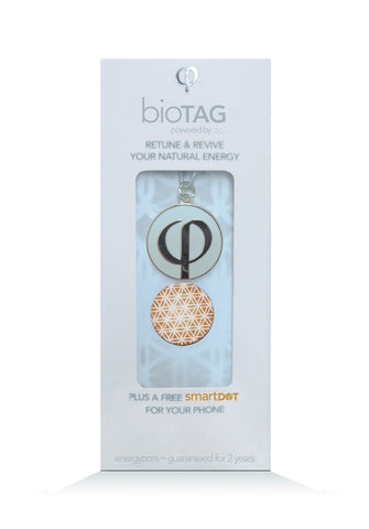 bioTAG (White) with free bioDOT